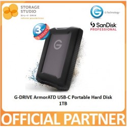 SANDISK PROFESSIONAL G-DRIVE ArmorATD External Hard Disk, 1TB. Singapore Local 3 Years Warranty